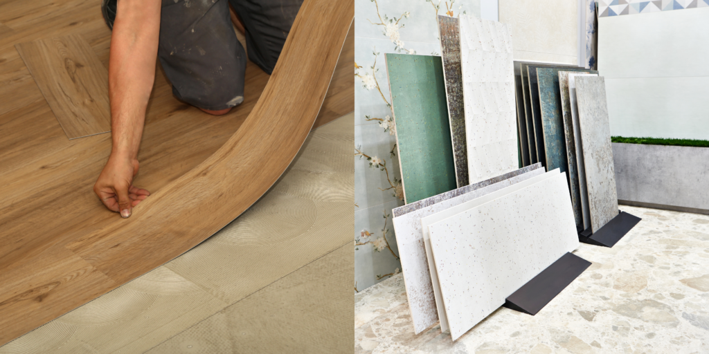 Vinyl or Porcelain Flooring